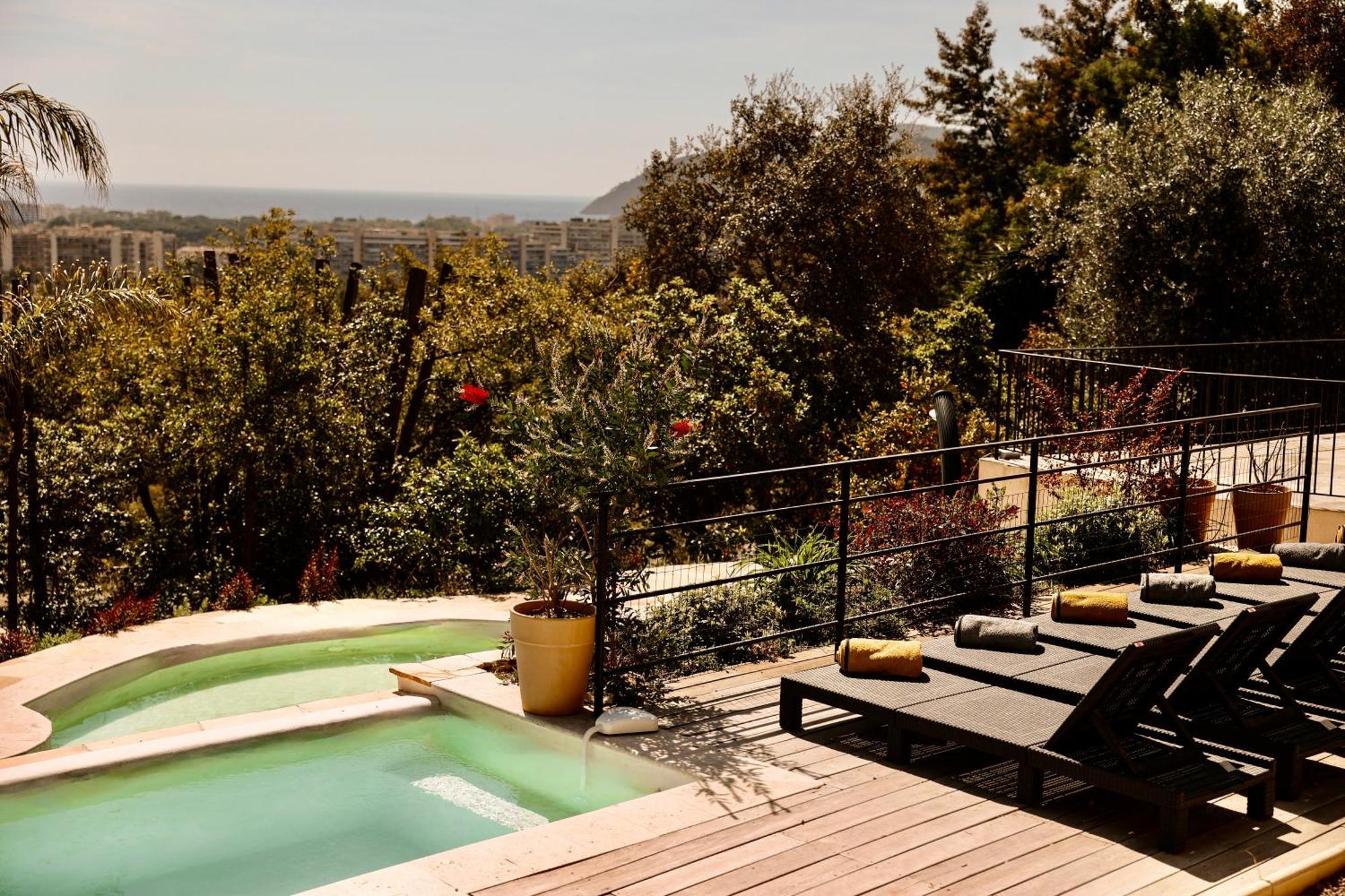 Villa Les Roches Mandelieu Exterior foto